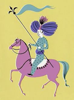 Horseback Riding Collection: Person Riding Horse