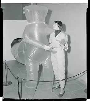 Frankfurt Prints: Person Wearing a Plastic Protective Outfit