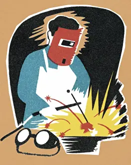 Person Welding