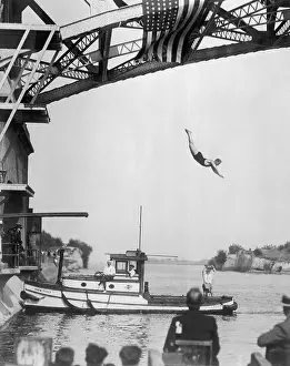Seattle Prints: Pete Desjardine Diving
