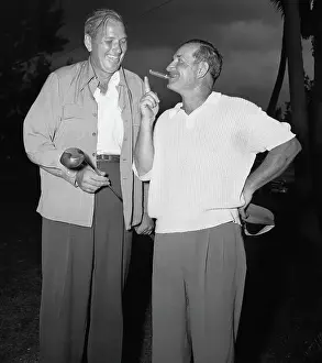 Retiree Prints: Pete Harris (Smoking Cigar) & Dizzy Dean