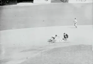 Umpire Prints: Pete Reiser Out on Second Base