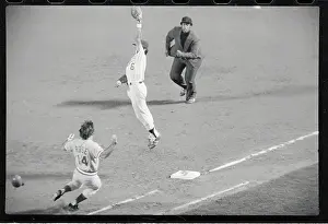 Pete Rose Running to First Base