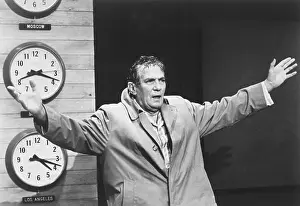 Newscaster Prints: Peter Finch in a Scene from Network