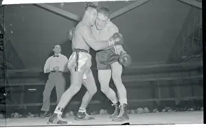 Peter Mueller Boxing Against Gene Fullmer
