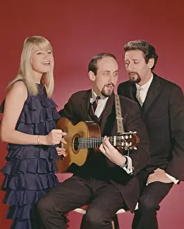 Peter, Paul and Mary Portrait In NY
