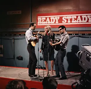 Television Prints: Peter Paul And Mary on Ready, Steady, Go!