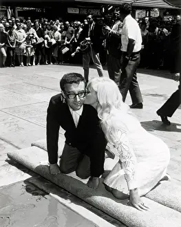 Peter Sellers Making Prints at Chinese Theater