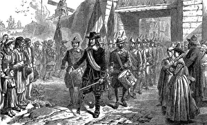 Peter Stuyvesant Surrendering New Amsterdam