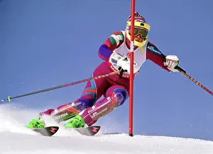 Athletes Prints: Petra Kronberger 1992