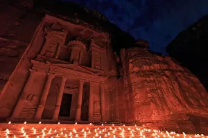 Images Dated 26th March 2015: Petra by night, Jordan