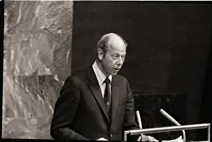 Hospitality Prints: P.H. Kooijmans, Secretary of State for Foreign Affairs of the Netherlands at UN
