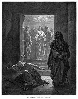 Images Dated 15th August 2016: The pharisee engraving 1870
