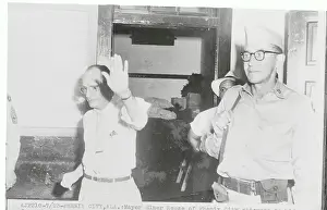 Alabama Prints: Phenix City, AL Mayor Elmer Reese Shielding His Face from Camera