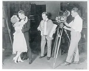 Accordion Prints: Phil Baker Playing Accordion