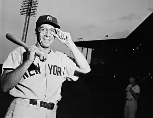 Shortstop Prints: Phil Rizzuto Adjusting His Glasses