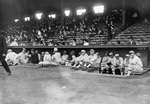 Dugout Prints: Philadelphia As On The Bench;World Serie