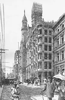 Publishing Company Prints: Philadelphia Street Scene of 1892