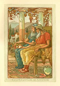 Images Dated 31st January 2018: Philemon and Baucis - Greek mythology