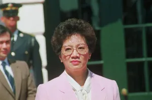 South Lawn Prints: Philippine President Corazon Aquino at White House