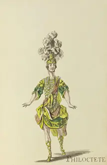 Noverre Prints: Philoctete (Philoctetes) - example illustration of a ballet character