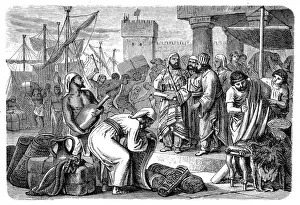 Craftsperson Prints: Phoenician merchants of antiquity