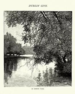 Images Dated 5th June 2017: Phoenix Park, Dublin, 19th Century