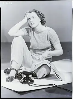 Confusion Prints: Phone Book Perplexing Woman