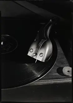 Record Player Prints: Phonograph Needle on a Record