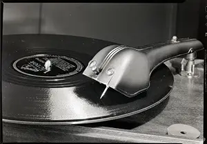 Record Player Prints: Phonograph Needle on a Record