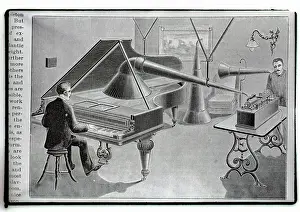 Phonograph Recording Apparatus For Piano
