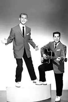Simon and Garfunkel Print - New York City 1958. Art Prints