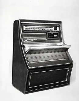 Jukebox Prints: Photo Of 1974 Jukebox Alone