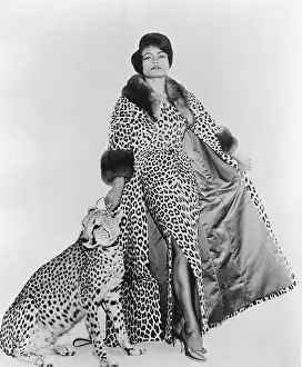 Prints of UNSPECIFIED - CIRCA 1970: Photo of Eartha Kitt Photo by Michael Ochs Archives/Getty Images Captivating Art Prints Celebrating the Iconic Performer’s Legacy: Photo of Eartha Kitt