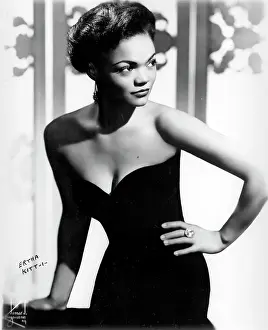 Prints of UNSPECIFIED - CIRCA 1970: Photo of Eartha Kitt Photo by Michael Ochs Archives/Getty Images Captivating Art Prints Celebrating the Iconic Performer’s Legacy: Photo of Eartha Kitt