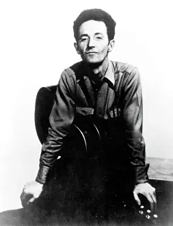 Photo of Woody Guthrie