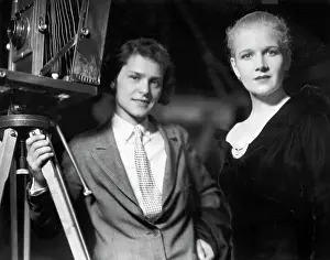 Photographer Margaret Bourke-White with Actress Ann Harding