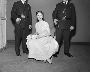 Photographer Mary Joe Connolly Modeling Expensive Pearl Dress