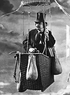 Balloon Prints: Photographer Nadar in the Gondola of His Balloon