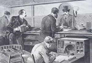 Banking Prints: Photographer Observing Check