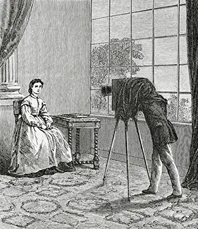 Photographer Taking Woman's Portrait