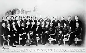 Democrat Prints: Photomontage of American Presidents
