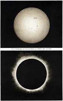 Spots Prints: Photos Of Solar Eclipse & Sun Spots