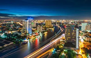 Chao Phraya River Prints: -phraya river in Bangkok