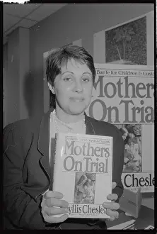 Phyllis Chesler Holding Her Book
