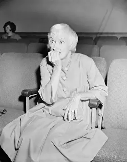 Comedienne Prints: Phyllis Diller Looking Nervous