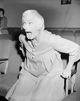 Comedienne Prints: Phyllis Diller Looking Shocked