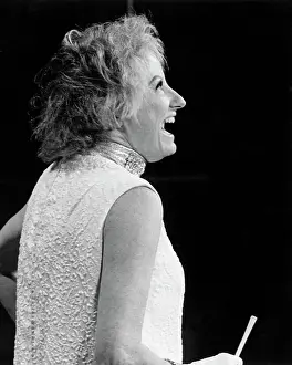 Comedienne Prints: Phyllis Diller Profile Onstage