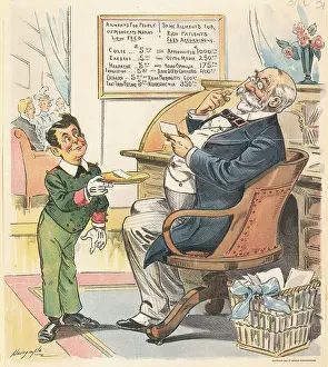 Well to Do Physician Examining Ailments of His Patients