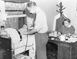 Birmingham Prints: Physician Treating Tuberculosis Patient
